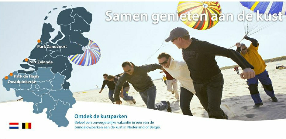 4 vakantieparken aan zee